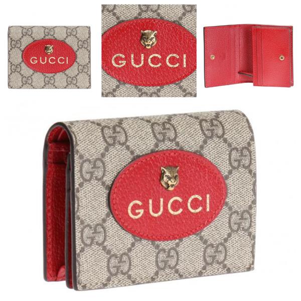 2024新作 グッチスーパーコピー GUCCI GG Supreme 紙幣 小銭入れ付き 二折り財布 8042301